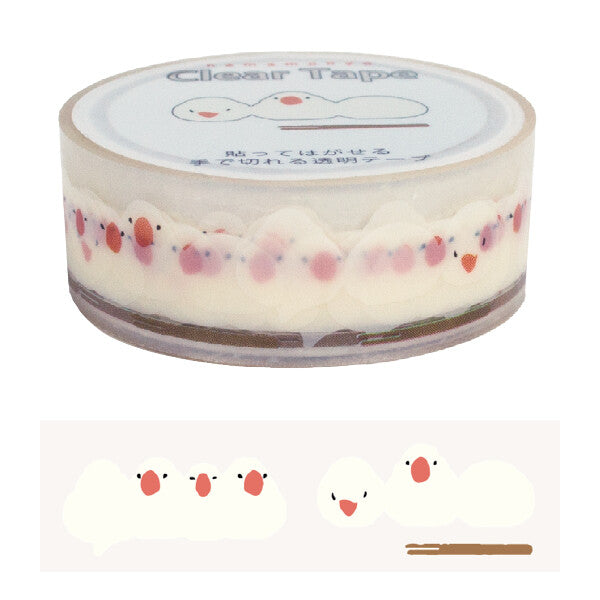 Java Sparrow Transparent PET Deco Tape