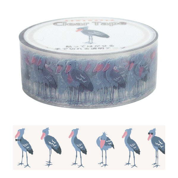 Shoebill Transparent PET Deco Tape