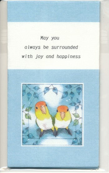 Sets of 3 White-Bellied Caique Mini Envelopes Emi-891 - Boutique Sweet Birdie
