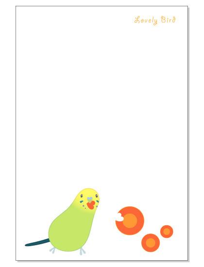 Budgie Budgerigar Parakeet Postcard - Boutique SWEET BIRDIE