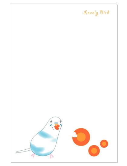 Budgie Budgerigar Parakeet Postcard - Boutique SWEET BIRDIE