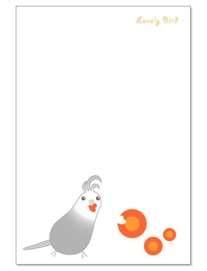 Cockatiel Postcard - Boutique SWEET BIRDIE