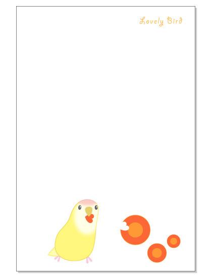 Lovebird Postcard - Boutique SWEET BIRDIE