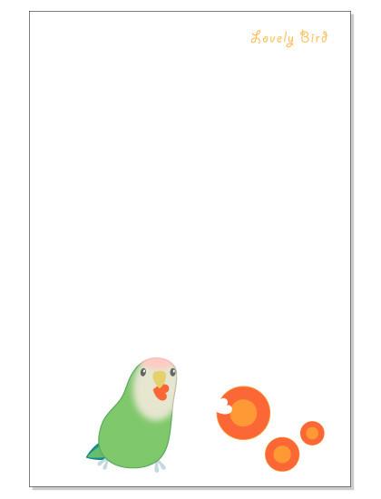 Lovebird Postcard - Boutique SWEET BIRDIE