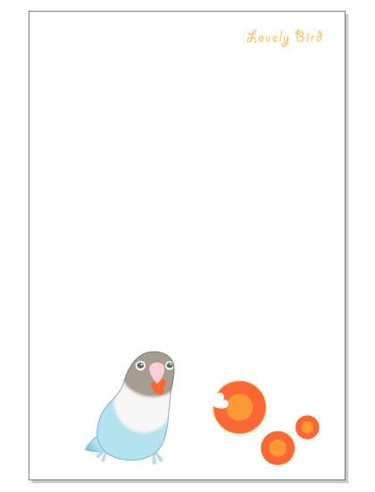 Lovebird Postcard - Boutique SWEET BIRDIE