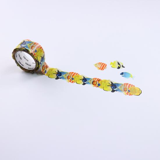 Tropical Fish Stickers Japanese Washi Roll Stickers - Boutique SWEET BIRDIE