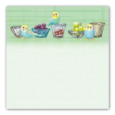 Budgie Budgerigar Parakeet Sticky Notes - Boutique SWEET BIRDIE