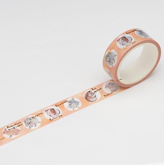 Small Animal Glitter Washi Tape Masking Tape - Boutique SWEET BIRDIE