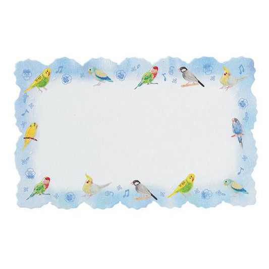 Sets of 12 Mini Message Card Budgie Budgerigar Parakeet Cockatiel Lovebird Pacific Parrotlet Java Sparrow - Boutique SWEET BIRDIE