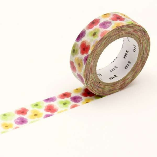 mt ex Pansy Flower Japanese Washi Tape MTEX1P149 - Boutique SWEET BIRDIE