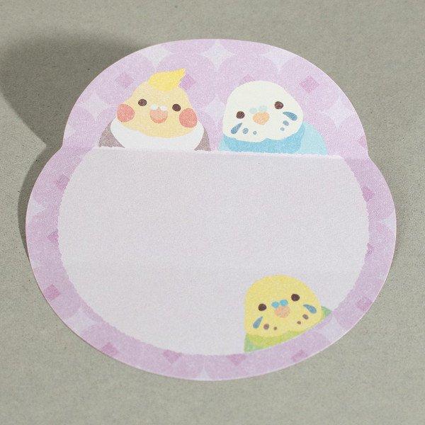 Budgie Cockatiel Die Cut Sticky Notes