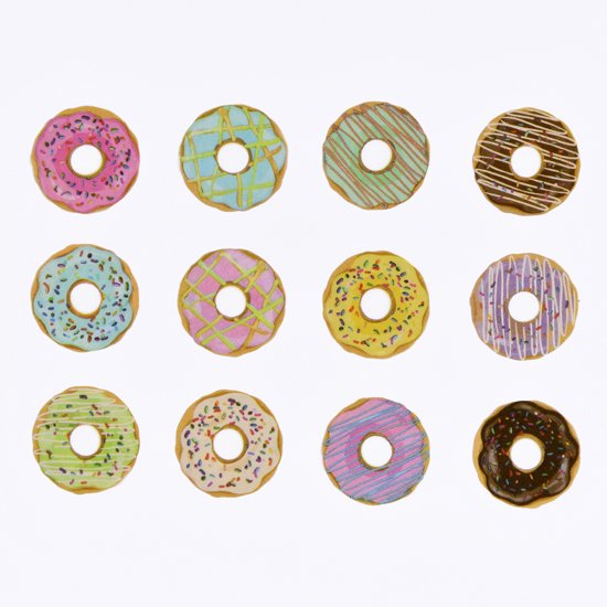 BANDE Doughnut Japanese Washi Roll Stickers