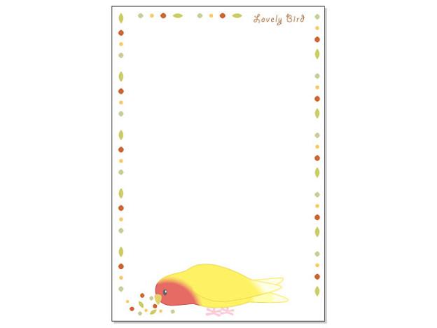 Lovebird Postcard - Boutique SWEET BIRDIE