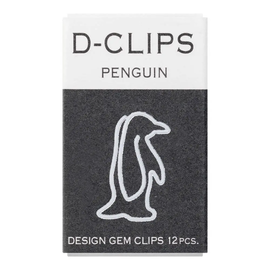 Sets of 12 Penguin Paper Clips