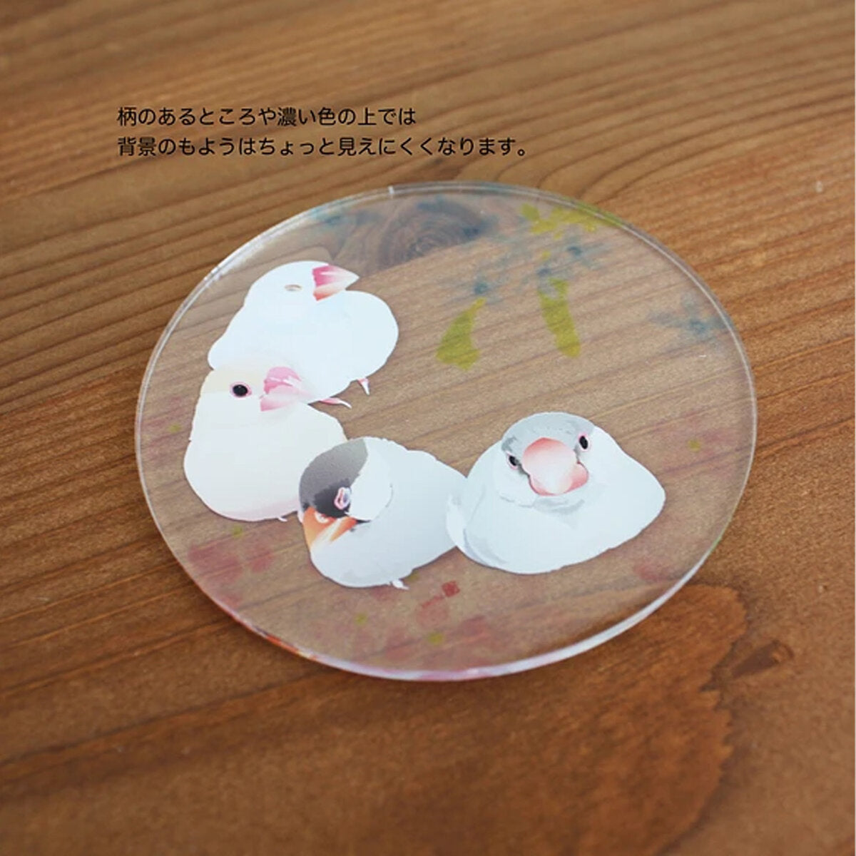 (Made-to-order requests are currently closed. Please wait until we reopen.) Made-to-Order Java Sparrow Acrylic Coaster