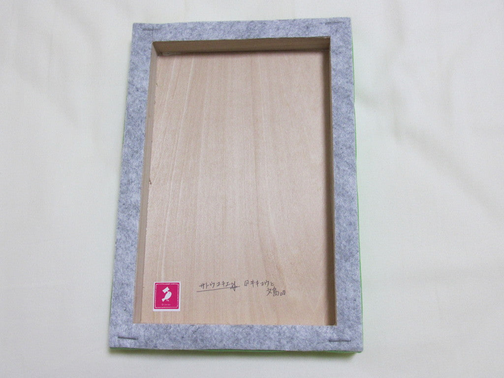 Fabric Art Panel Java Sparrow with Balloon Flower - Boutique Sweet Birdie