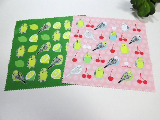 Budgie Budgerigar Parakeet Lens Cloth Microfiber Cloth - Boutique SWEET BIRDIE