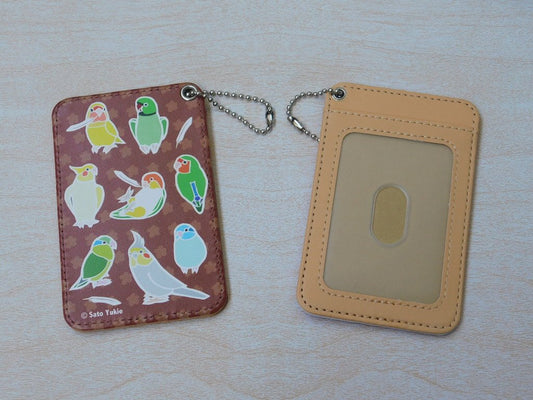 Lovebird, Indian Ringneck Parakeet, Cockatiel, White-bellied Caique, Pacific Parrotlet Pass Holder