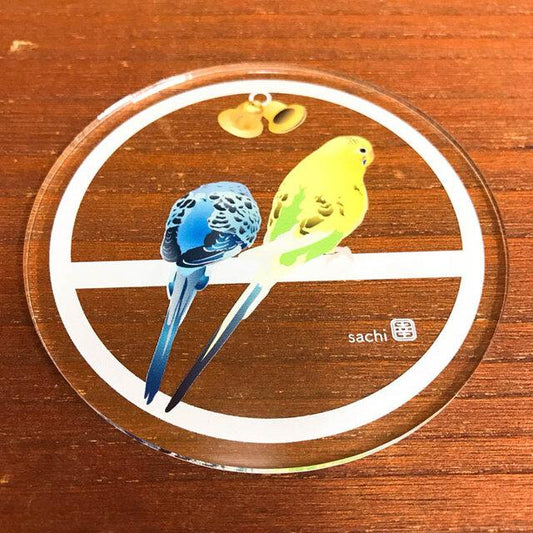 Budgie Acrylic Coaster
