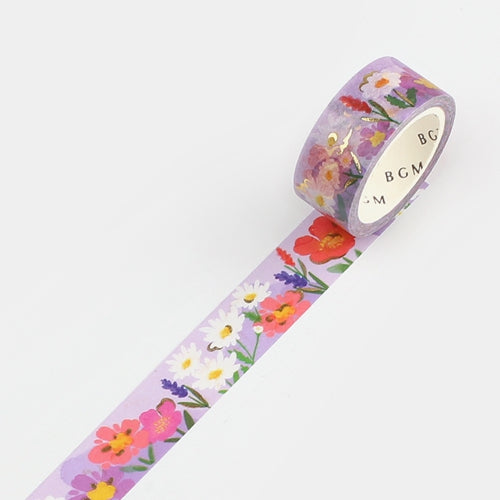 Daisy Garden Glitter Washi Tape Masking Tape