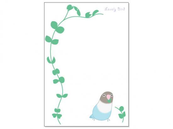 Lovebird Postcard - Boutique SWEET BIRDIE