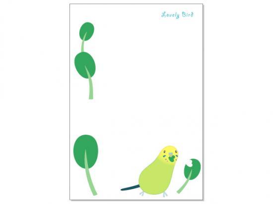 Budgie Budgerigar Parakeet Postcard - Boutique SWEET BIRDIE
