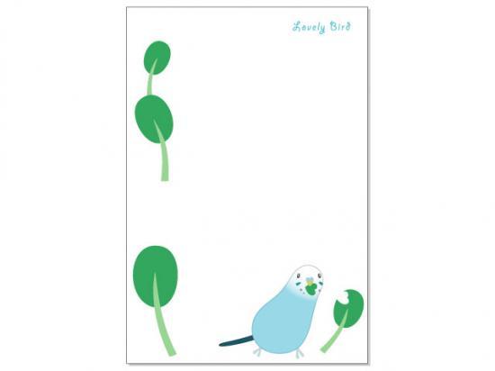 Budgie Budgerigar Parakeet Postcard - Boutique SWEET BIRDIE