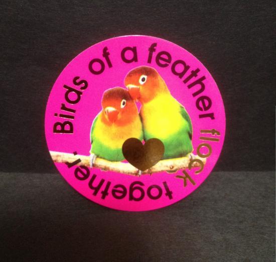 Lovebird Removable Sticker - Boutique SWEET BIRDIE