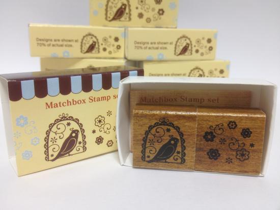 50%OFF マッチ箱入りのミニスタンプ 2個入り オカメインコ&お花 - 小鳥雑貨専門のお店 スウィート・バーディー・ブティック