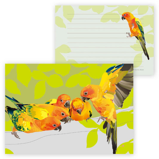 Sun Parakeet Memo Pad