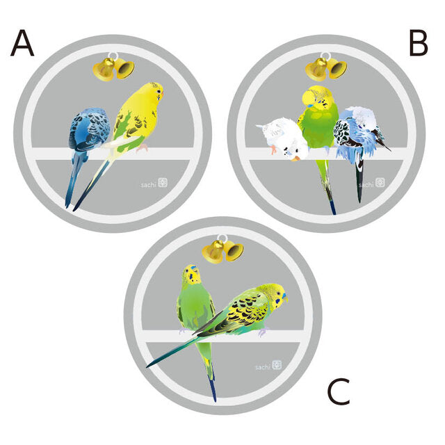 Budgie Acrylic Coaster