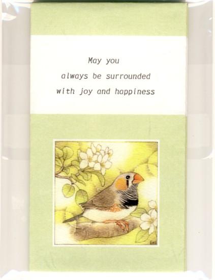 Sets of 3 Zebra Finch Mini Envelopes - Boutique SWEET BIRDIE