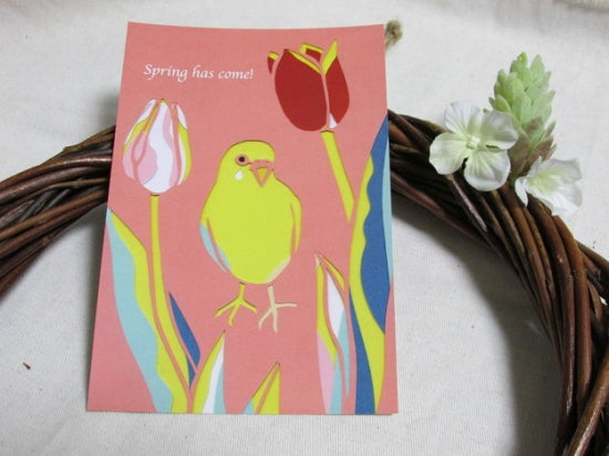 Budgie Budgerigar Parakeet Postcard Yukie-12 - Boutique SWEET BIRDIE