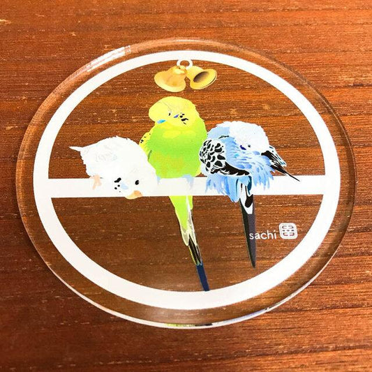 Budgie Acrylic Coaster