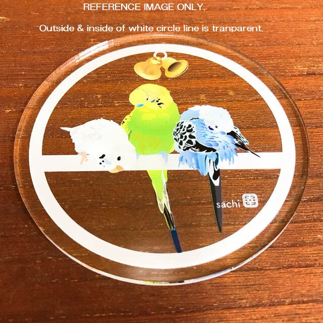 Lovebird Acrylic Coaster