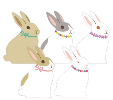 Rabbit Die Cut Memo Pad