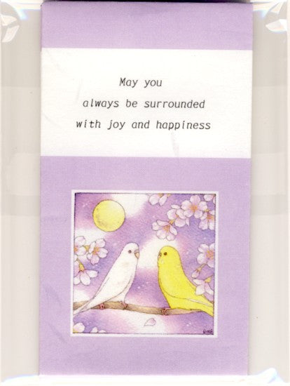 Sets of 3 Budgie Budgerigar Parakeet Mini Envelopes Emi-228 - Boutique SWEET BIRDIE