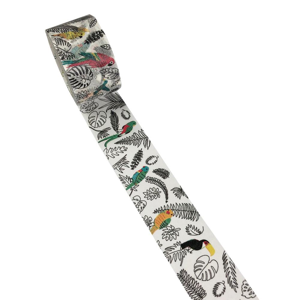 Birds in the Southern Island Japanese Washi Tape Masking Tape Shinzi Katoh Design - Boutique SWEET BIRDIE