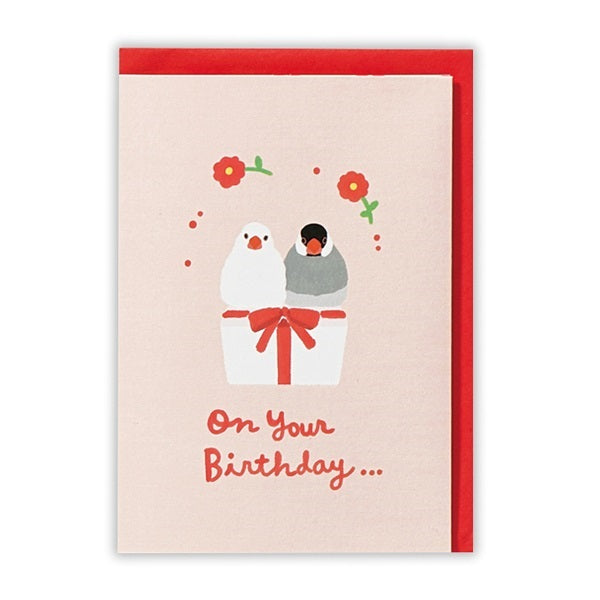 Java Sparrow 3D Birthday Card