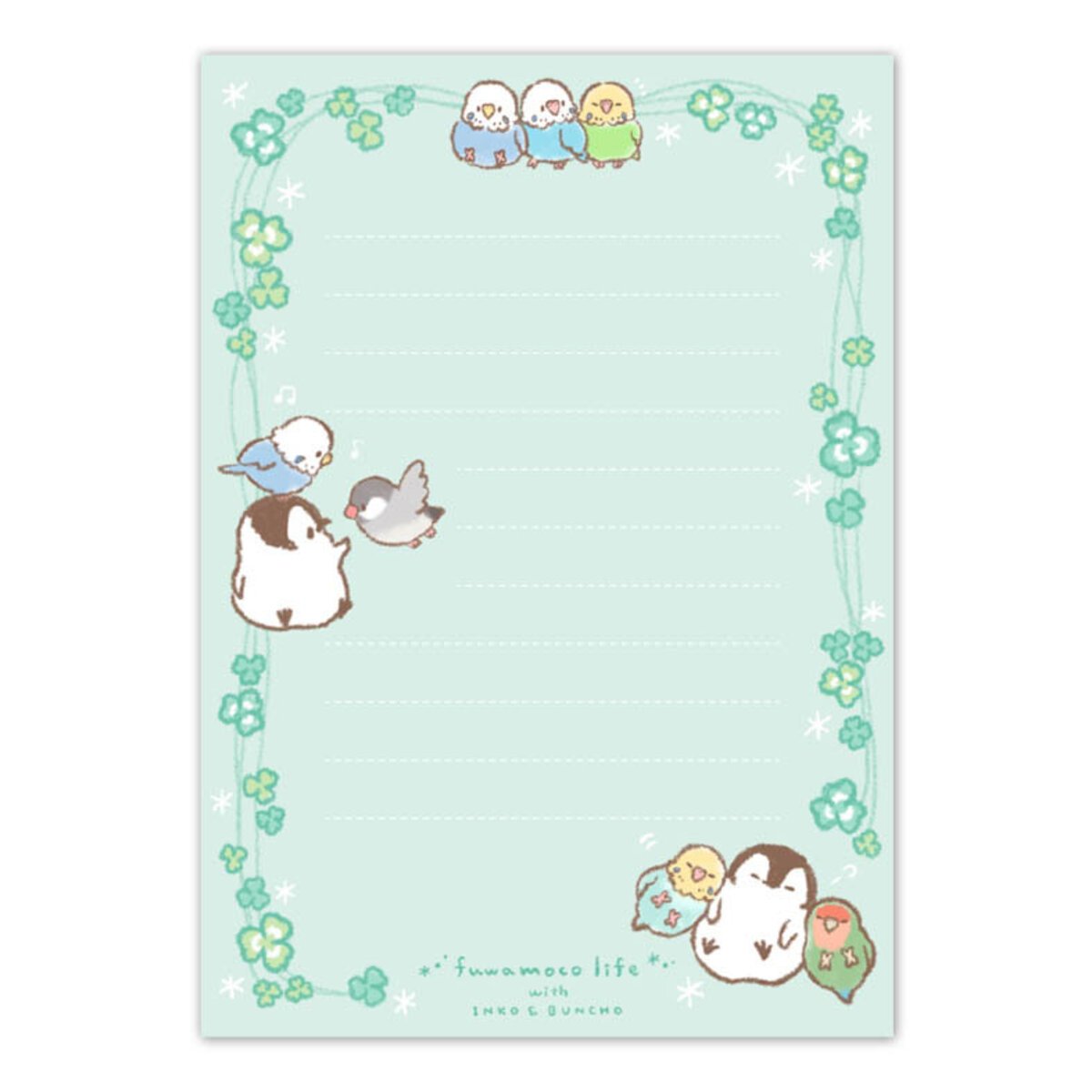 Cockatiel Budgerigar Penguin Java Sparrow Pacific Parrotlet Lovebird Memo Pad