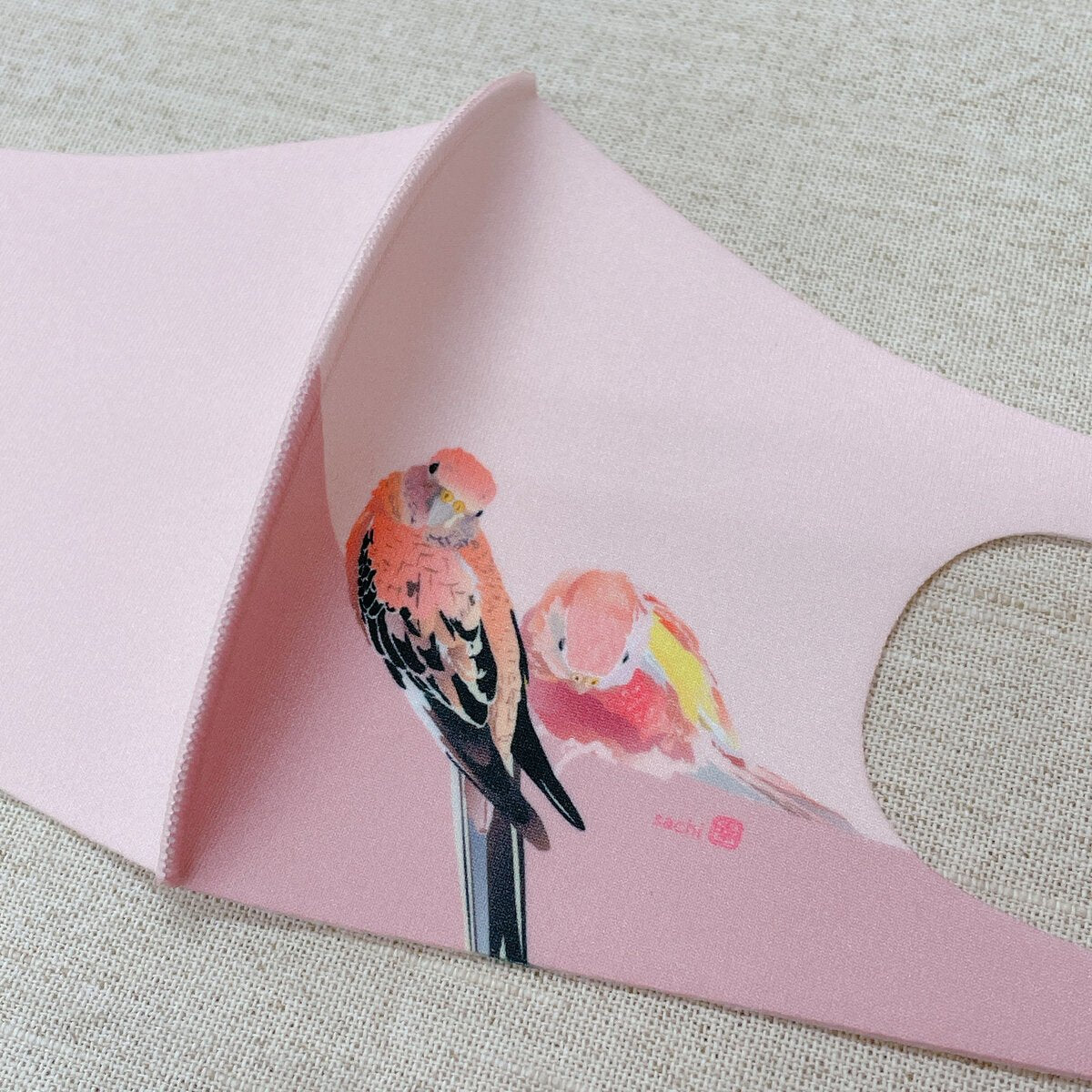 Bourke's Parakeet Reusable Face Mask Medium Size for Women & Children