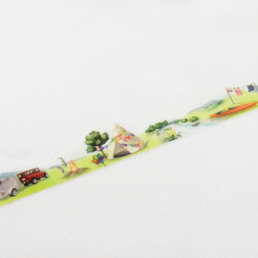 Trip & Holiday Outdoor Japanese Die Cut Washi Tape Masking Tape - Boutique SWEET BIRDIE