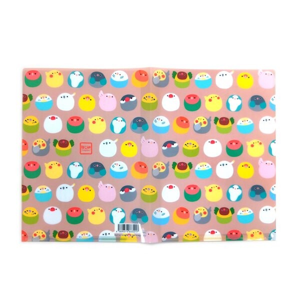 Java Sparrow Cockatoo Cockatiel Budgie Budgerigar Parakeet Major Mitchell Cockatoo Lovebird A5 File Folder Double Pocket