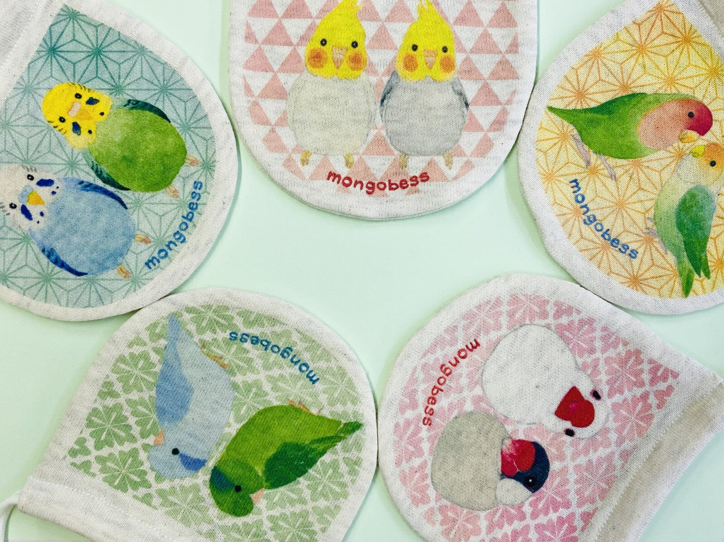 Lovebird Drawstring Bag Mini Size