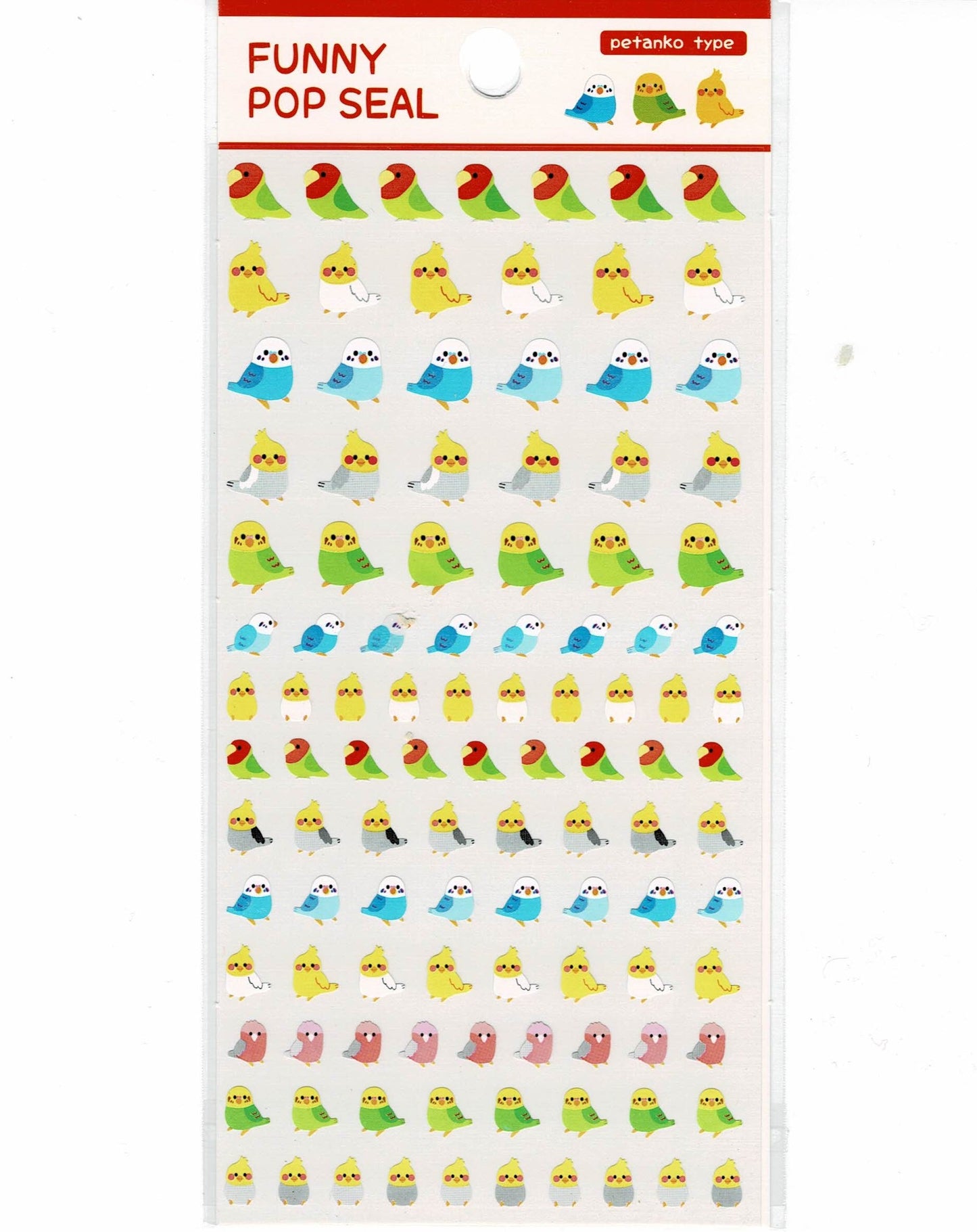 Budgie Lovebird Cockatiel Galah Stickers