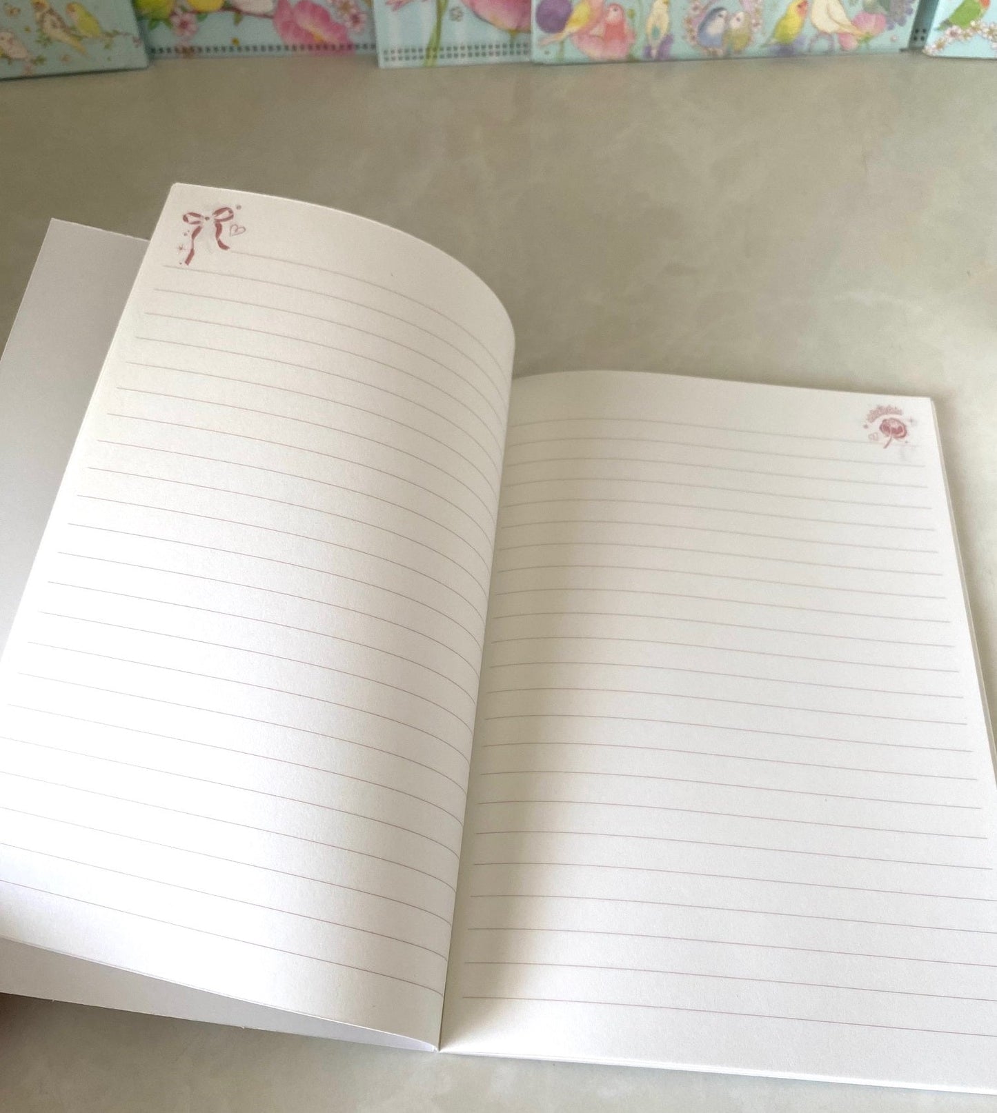 Bird B6 Notebook with Gold Accent