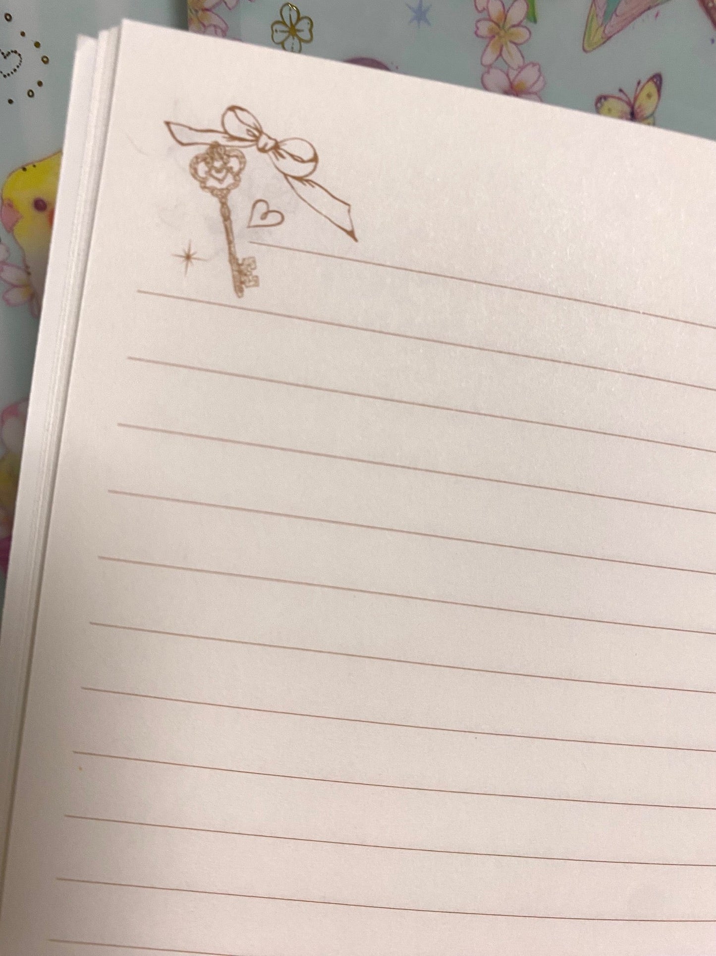 Bird A5 Notebook with Gold Accent