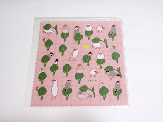 Java Sparrow Lens Cloth Microfiber Cloth Pink
