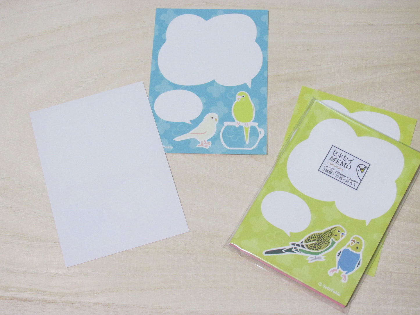 Budgie Memo Pad A7 Size