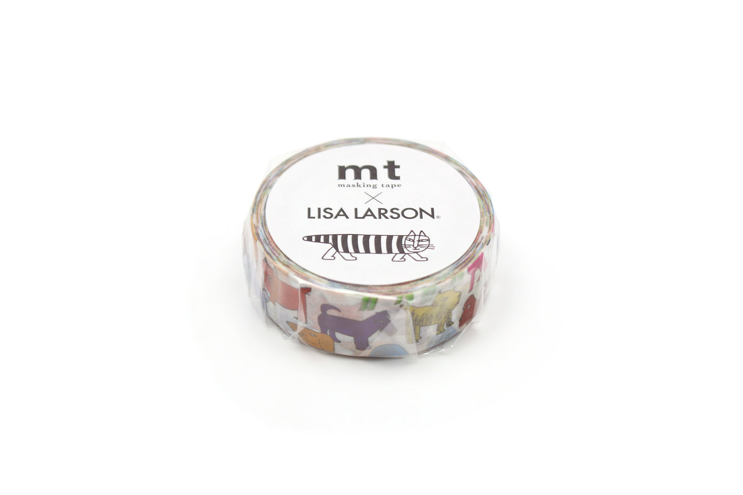 mt Lisa Larson Colorful Dog Japanese Washi Tape Masking Tape